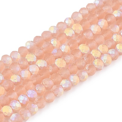 Transparent Glass Beads Strands EGLA-A044-T2mm-MB21-1