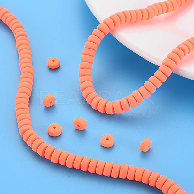 Handmade Polymer Clay Beads Strands LS-CLAY-N008-39-1