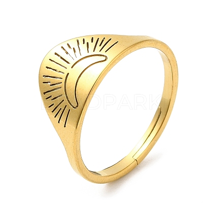 304 Stainless Steel Adjustable Rings RJEW-K245-54G-1
