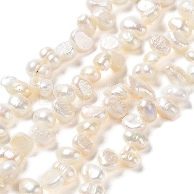 Natural Keshi Pearl Beads Strands PEAR-J007-63-1