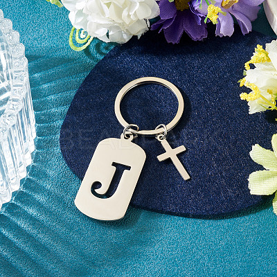 1Pc Stainless Steel Keychains KEYC-TADJ0001-08J-1