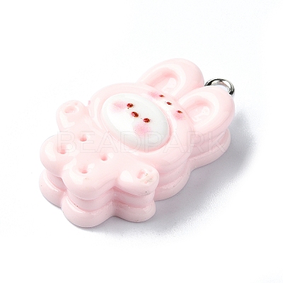 Resin Pendants RESI-I058-04F-1
