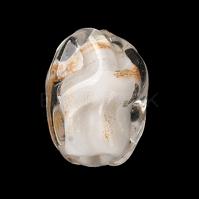 Handmade Gold Sand Lampwork Beadsl FIND-C040-02-1