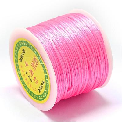 Nylon Satin Rattail Cords NWIR-R025-1.0mm-F103-1