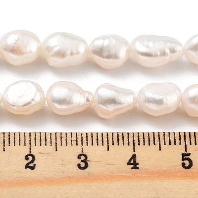 Natural Cultured Freshwater Pearl Beads Strands PEAR-P062-28I-1