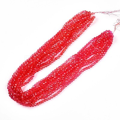 Baking Paint Transparent Glass Beads X1-DGLA-A035-T6mm-A02-1