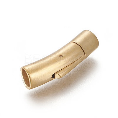 304 Stainless Steel Bayonet Clasps X-STAS-I013-6mm-MG-1