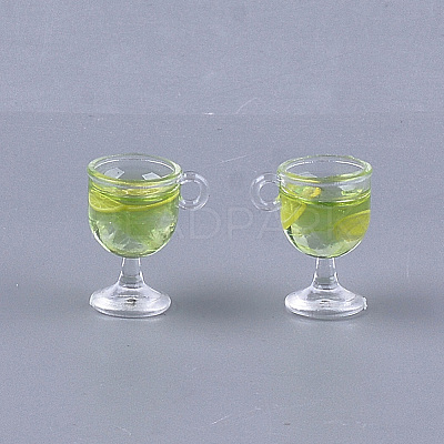 Resin Cup Pendants X-CRES-S359-11A-1