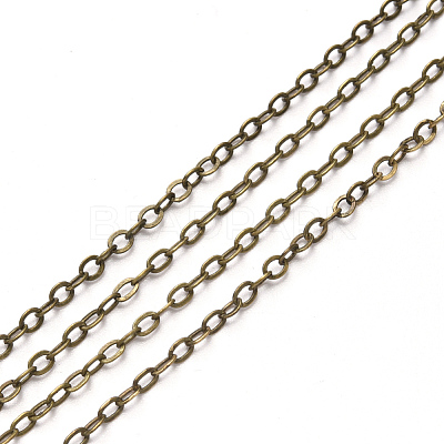 Brass Cable Chains CHC-T008-06B-AB-1