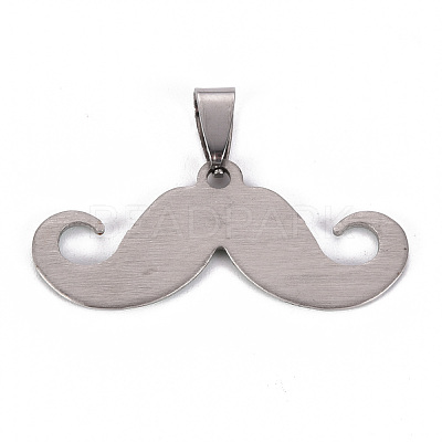201 Stainless Steel Enamel Pendants STAS-S110-075M-1