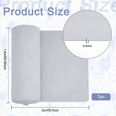 Velvet Silver Polishing Cloth AJEW-WH0661-41-1