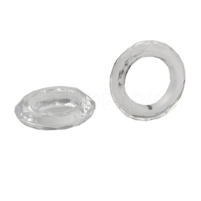 Transparent Acrylic Beads X-PL671Y-1-1