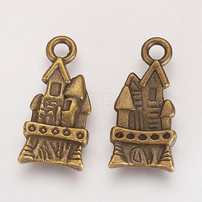 Tibetan Style Alloy Pendants TIBEP-0815-AB-LF-1