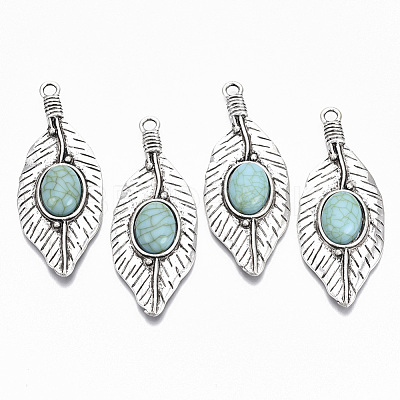 Tibetan Style Alloy Big Pendants PALLOY-R113-012-RS-1