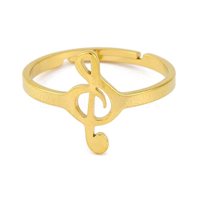 201 Stainless Steel Adjustable Ring for Women RJEW-D082-01C-1