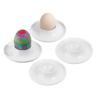 Ceramic Easter Egg Holders AJEW-WH0083-34-1