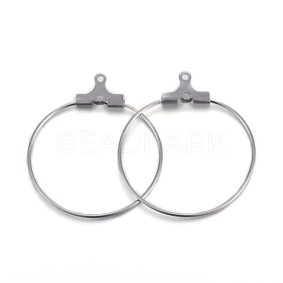 Tarnish Resistant 304 Stainless Steel Pendants STAS-F191-09P-B-1