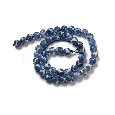 Tibetan Style dZi Beads Strands G-P526-D01-01-1