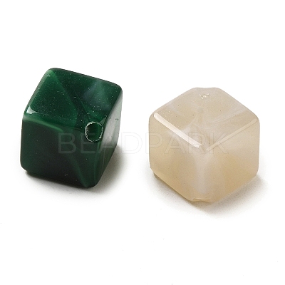 Opaque Acrylic Beads OACR-Z015-05-1