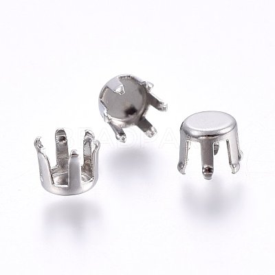 304 Stainless Steel Rhinestone Claw Settings STAS-H474-01P-10mm-1