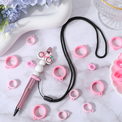 60Pcs 3 Style Silicone Pendant SIL-GF0001-28C-1