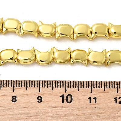 Electroplate Glass Beads Strands EGLA-F166-11G-1