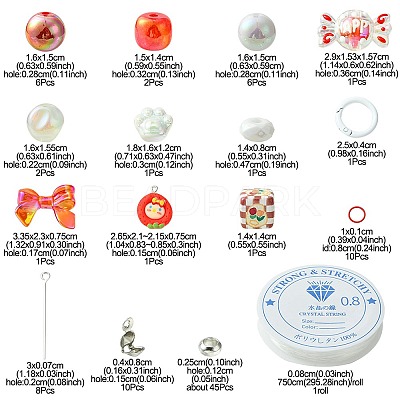 DIY Cartoon Keychain Making Kit DIY-FS0005-30-1