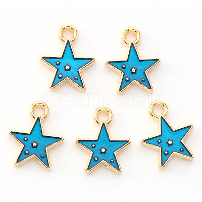 Alloy Enamel Charms X-ENAM-S121-028A-1