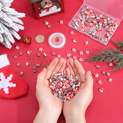 Christmas DIY Bracelets Jewelry Making Kit DIY-SC0026-08-1