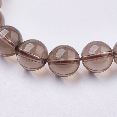 Smoky Quartz Beads Strands X-G-C076-8mm-4-1