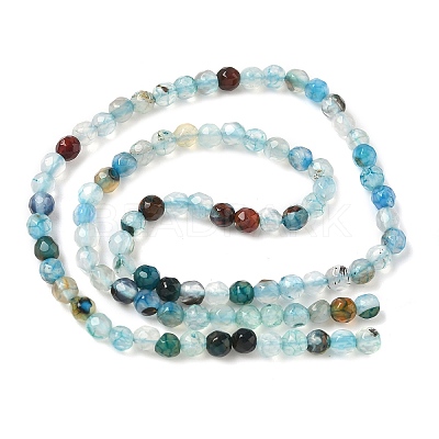 Natural Agate Beads Strands X-G-H302-A01-13-1