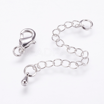 Long-Lasting Plated Brass Chain Extender X-KK-F711-09P-1