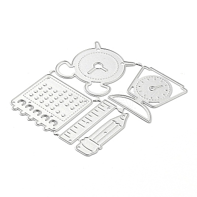 Study Supplies Carbon Steel Cutting Dies Stencils LS-DIY-P076-14-1