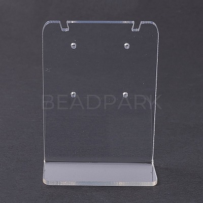 Acrylic Earring Stands Displays EDIS-F005-03B-1