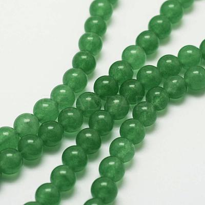 Natural Green Aventurine Bead Strands G-P281-01-6mm-1
