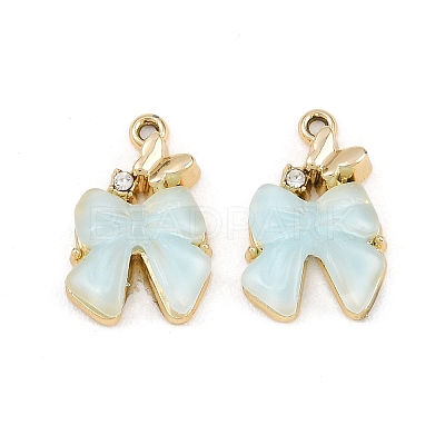 Alloy & Resin & Rhinestone Pendants RE-CBA4E99-02G-C-1
