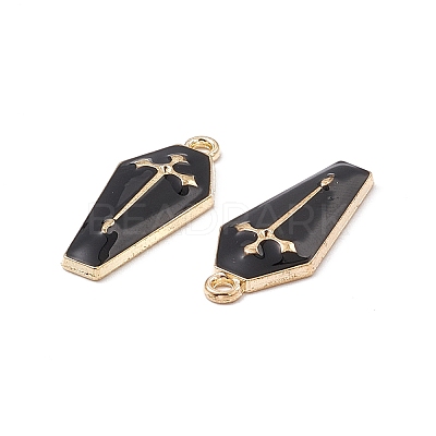 Alloy Enamel Pendants ENAM-H039-10G-B-1
