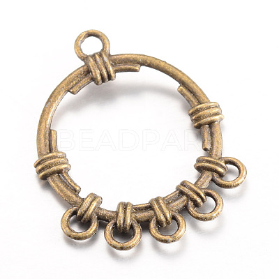 Tibetan Style Alloy Chandelier Components Links TIBE-Q064-12AB-NR-1