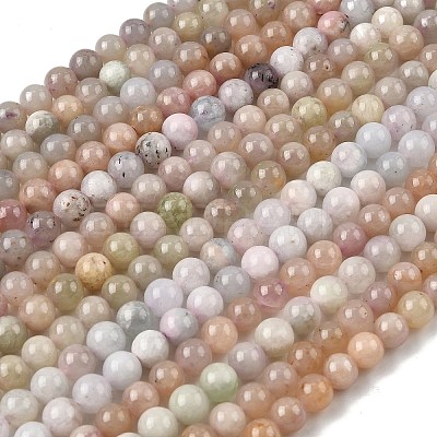 Natural Kunzite Beads Strands G-L478-11-8mm-01-1