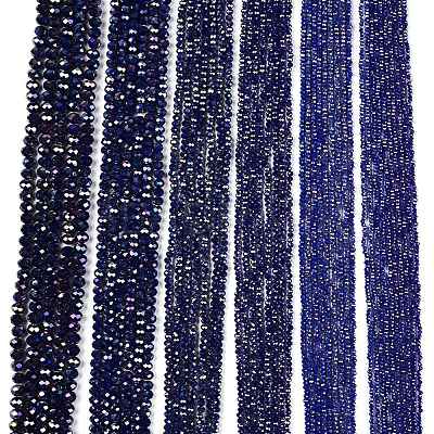 Electroplate Glass Beads Strands LS-EGLA-A044-P2mm-B07-1