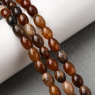 Natural Petrified Wood Beads Strands G-K362-I12-02-1