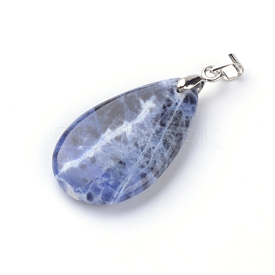 Natural Sodalite Pendants X-G-Q484-A01-1