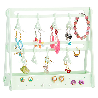 Opaque Acrylic Earring Display Stands EDIS-WH0029-16E-1