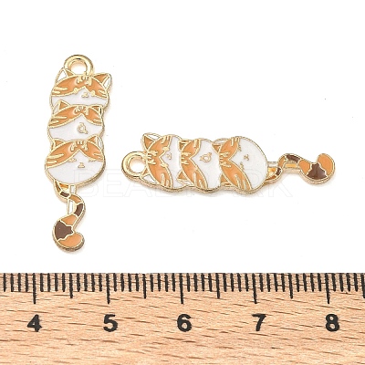 Alloy Enamel Pendants ENAM-A013-01B-G-1