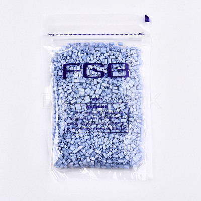FGB 2-Hole Baking Paint Glass Seed Beads SEED-S031-M-SH494FR-1
