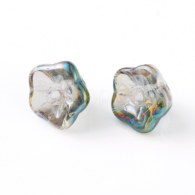 Electroplate Glass Beads X-EGLA-I012-A-1