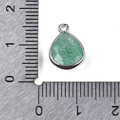 Natural Dyed Strawberry Quartz Faceted Pendants G-U019-05P-05-1