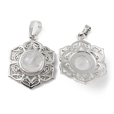 Natural Quartz Crystal Pendants X-G-P498-02P-06-1