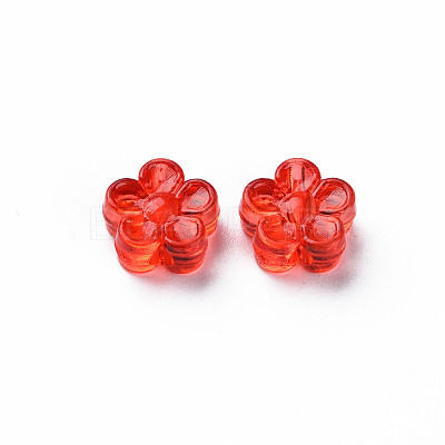 Transparent Acrylic Beads X-MACR-N013-018-1