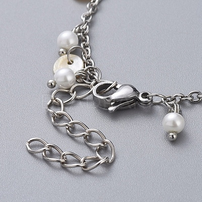 304 Stainless Steel Anklets AJEW-AN00282-1